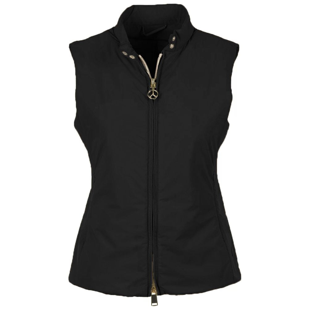 Black Nylon Vest - ventzia