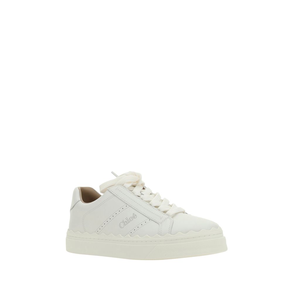 White Calf Leather Bos Taurus Low Top Sneakers - ventzia