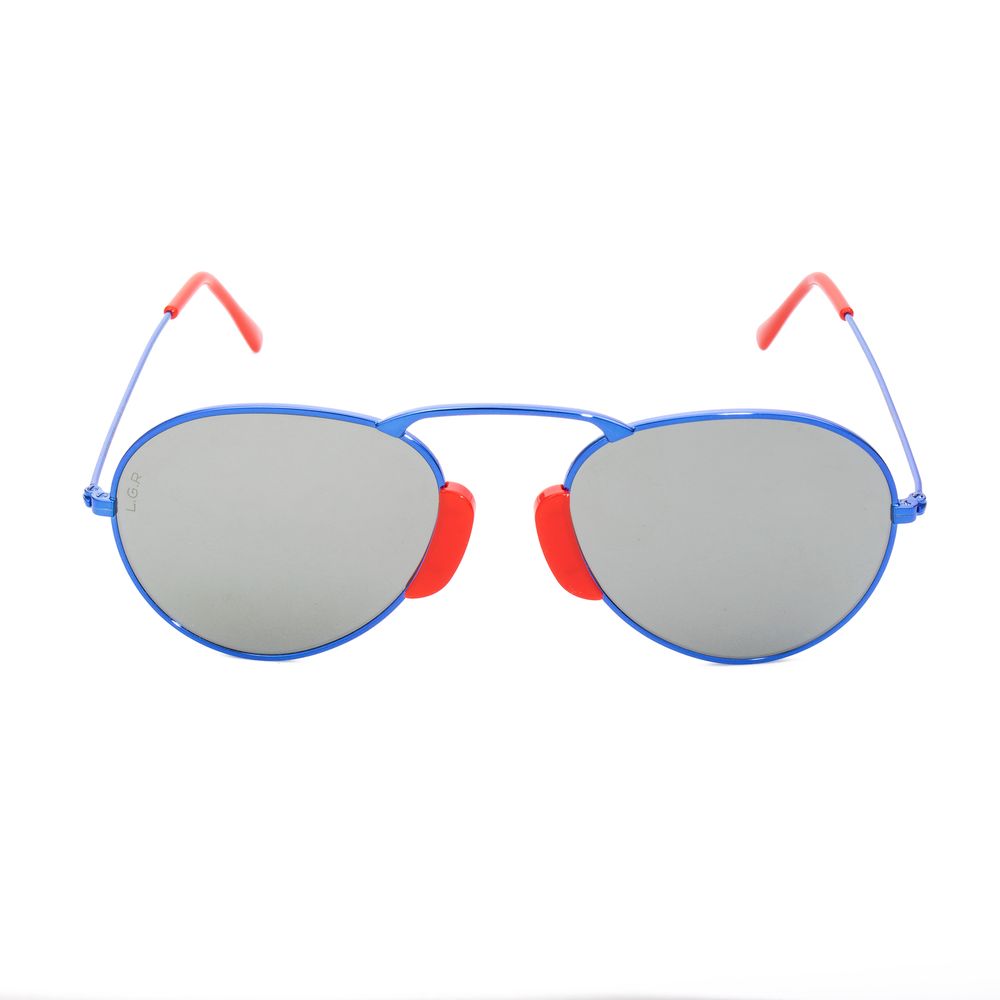 Blue Metal Sunglasses - ventzia
