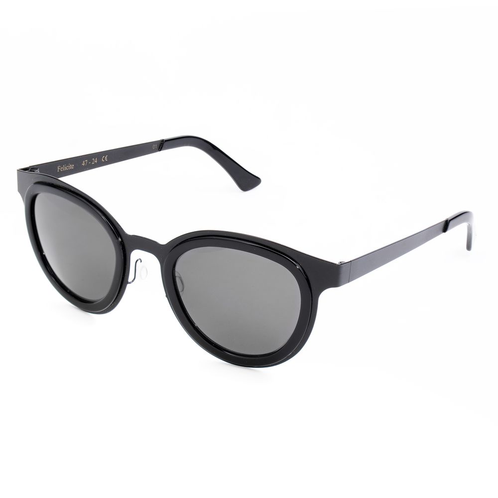 Black Stainless Steel Sunglasses - ventzia