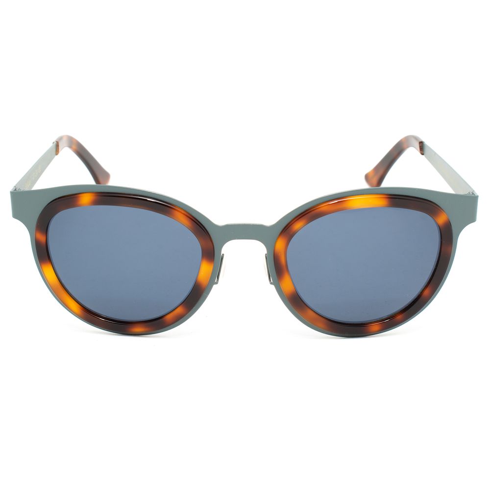 Blue Stainless Steel Sunglasses - ventzia