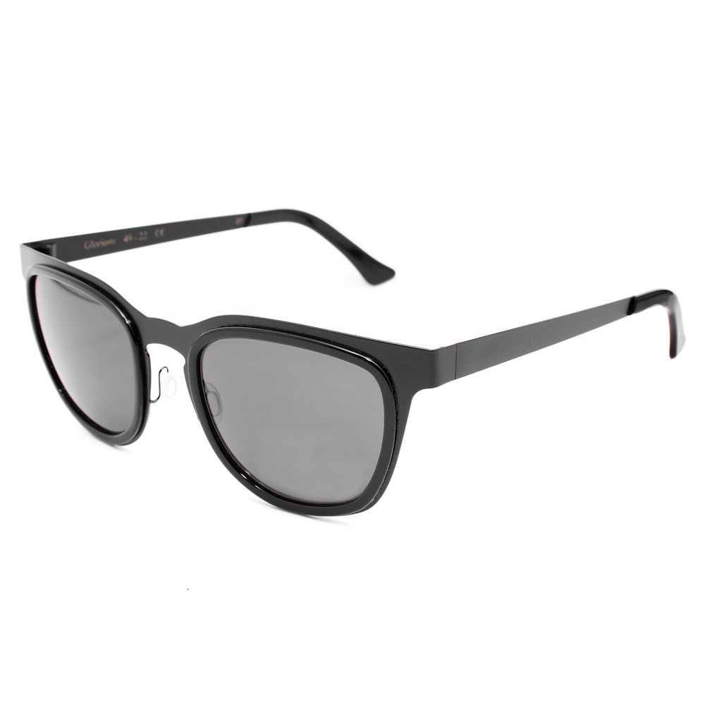 Black Stainless Steel Sunglasses - ventzia