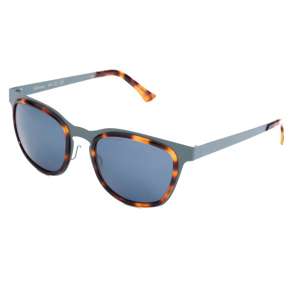 Blue Stainless Steel Sunglasses - ventzia