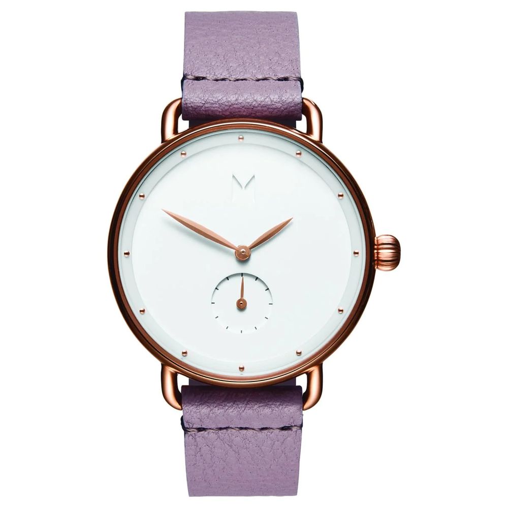 Multicolor Leather Dress Watch - ventzia