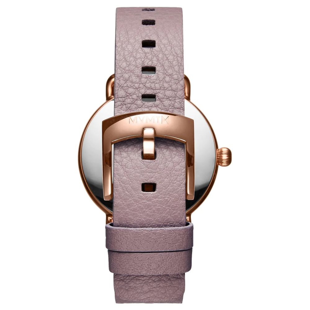 Multicolor Leather Dress Watch - ventzia