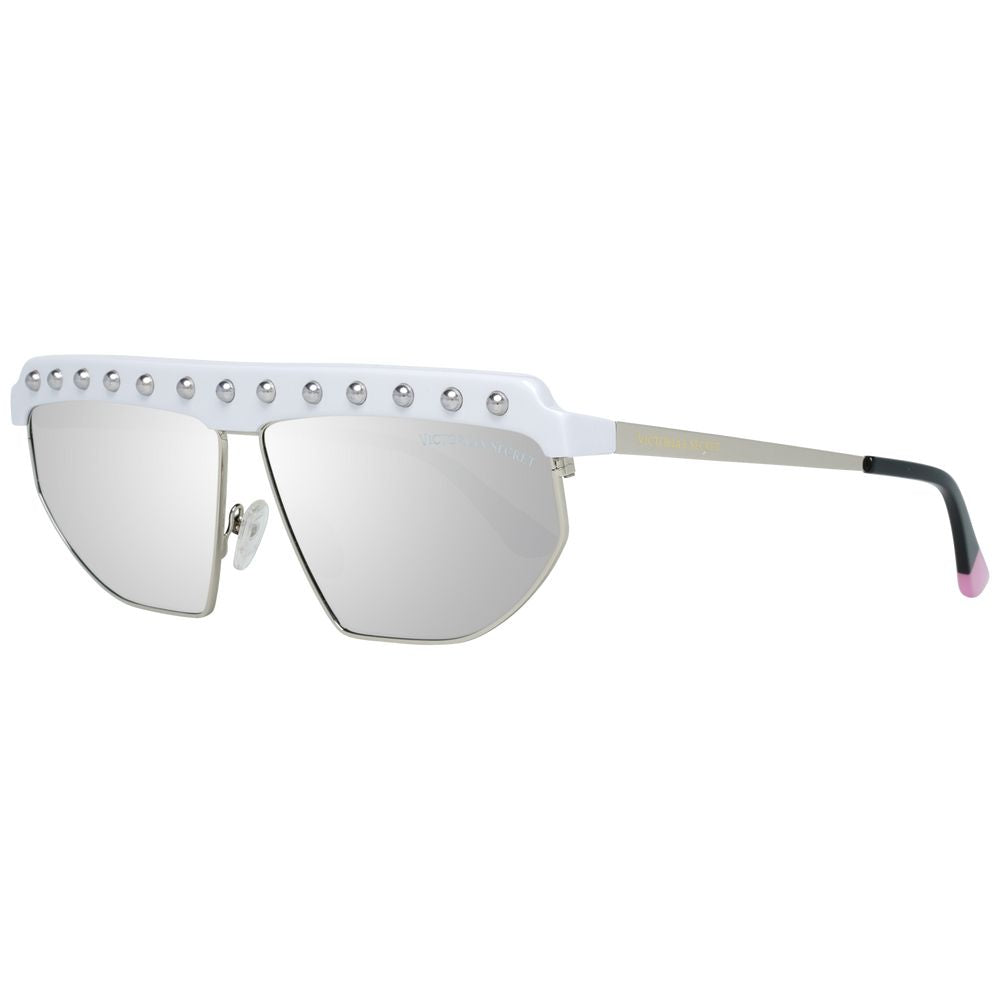 White Metal Sunglasses - ventzia