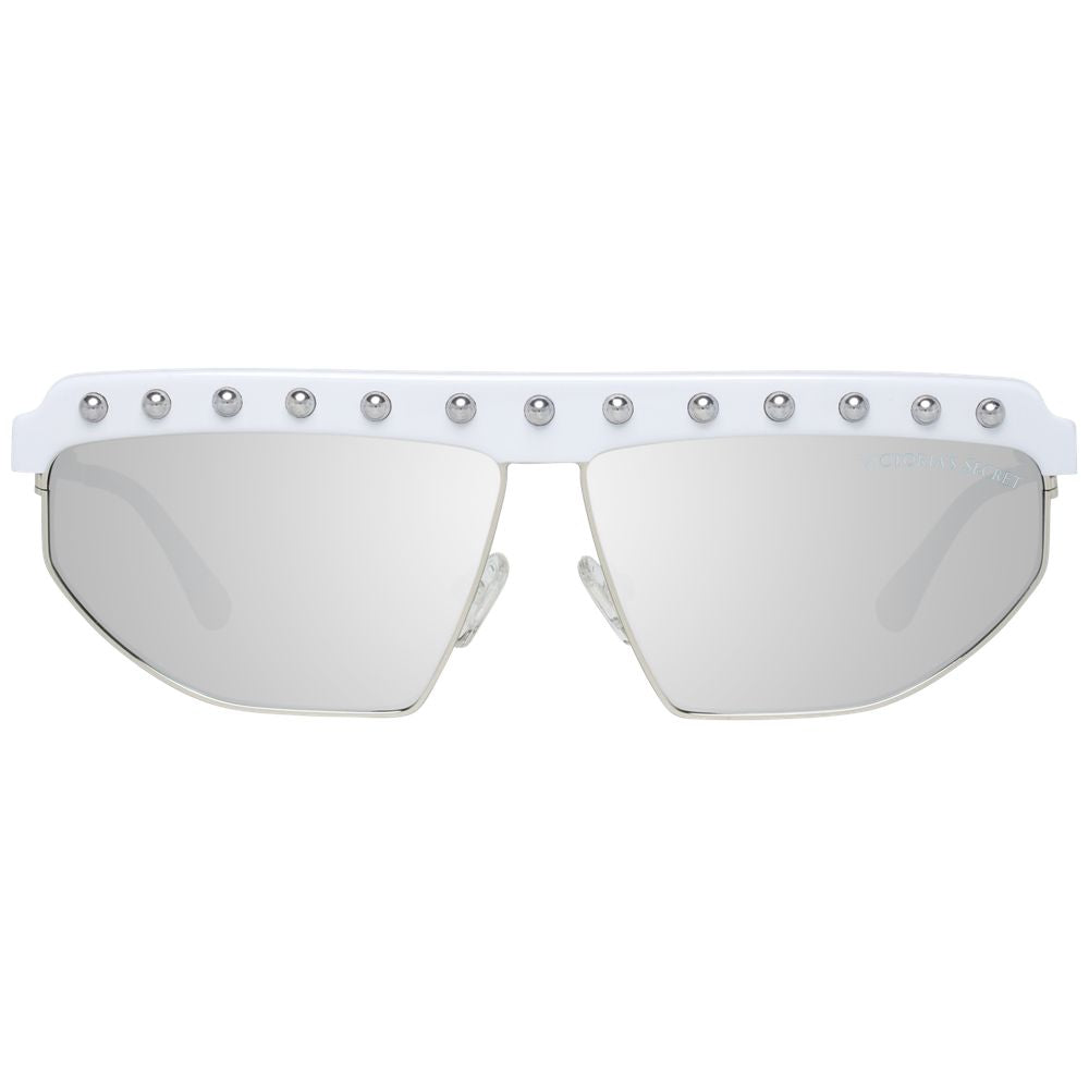 White Metal Sunglasses - ventzia