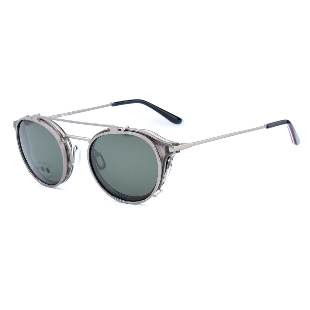 Gray Stainless Steel Glasses (Frames) - ventzia