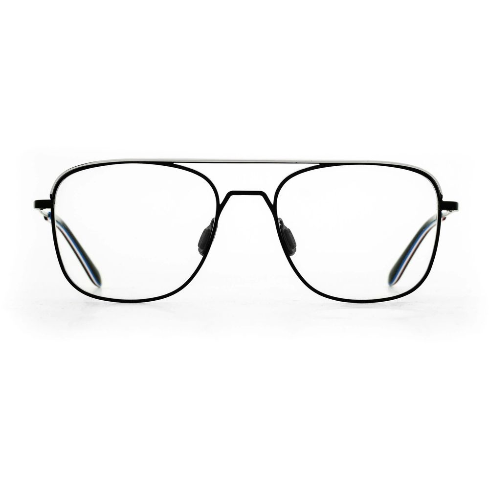 Black Stainless Steel Glasses (Frames) - ventzia