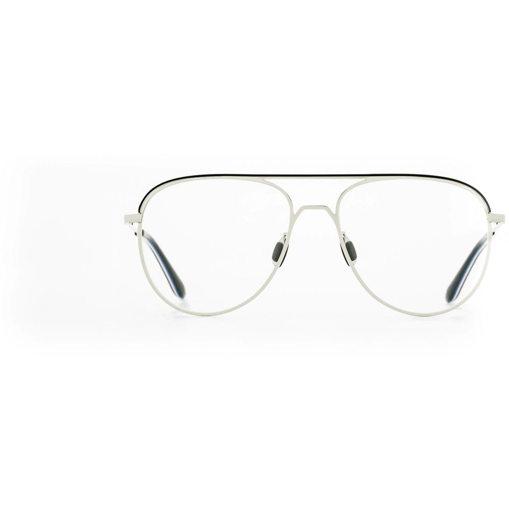 Gray Stainless Steel Glasses (Frames) - ventzia