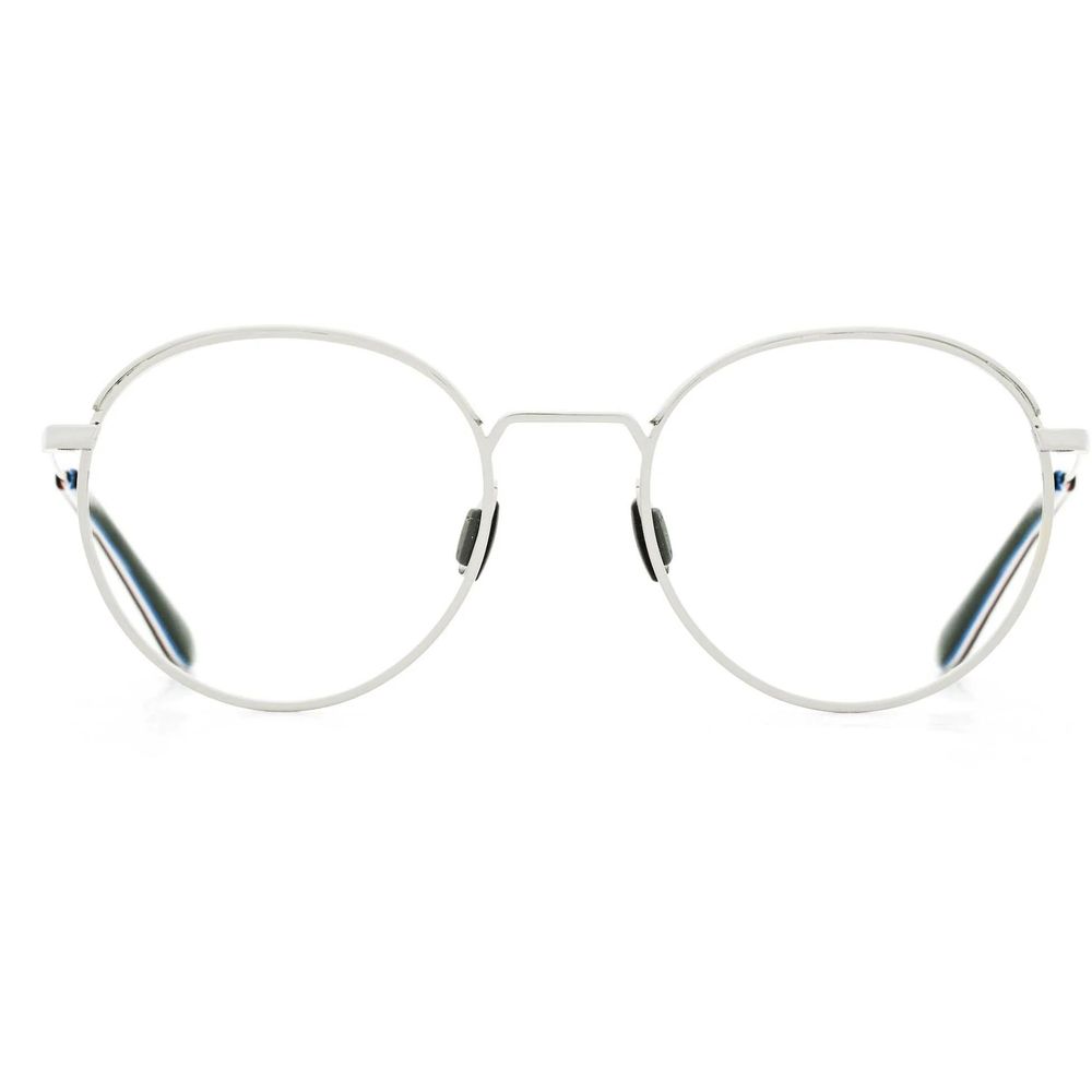 White Stainless Steel Glasses (Frames) - ventzia