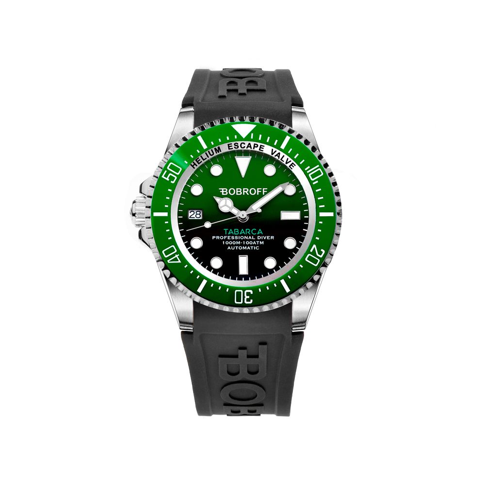 Black Rubber Watch - ventzia