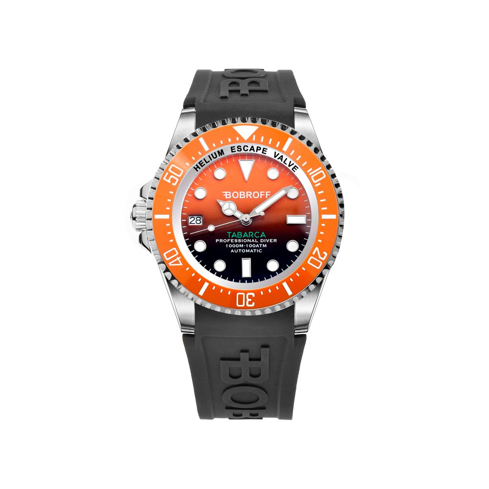 Black Rubber Sport Watch - ventzia