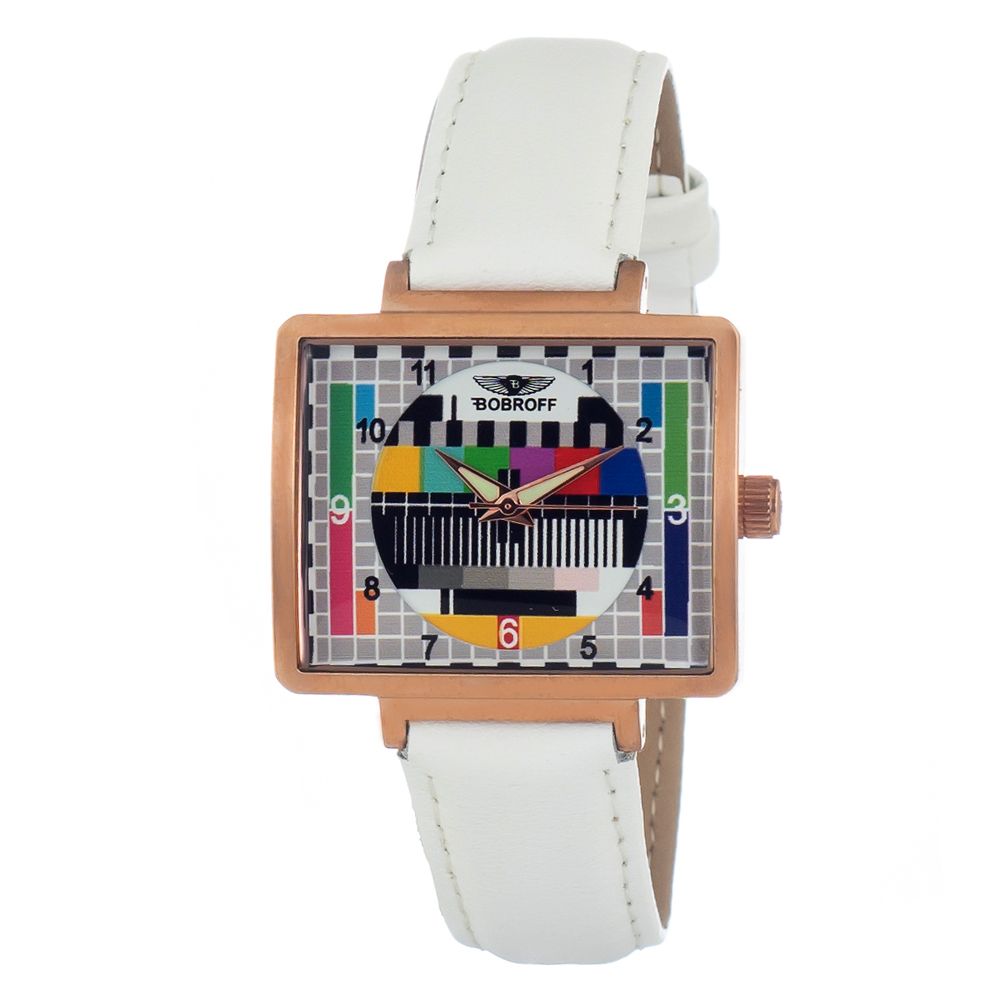 White Leather Watch - ventzia
