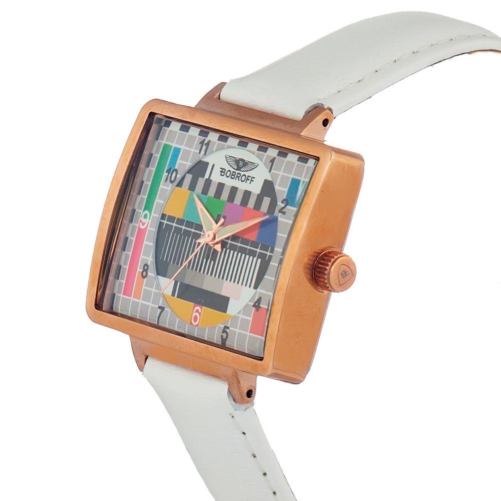 White Leather Watch - ventzia