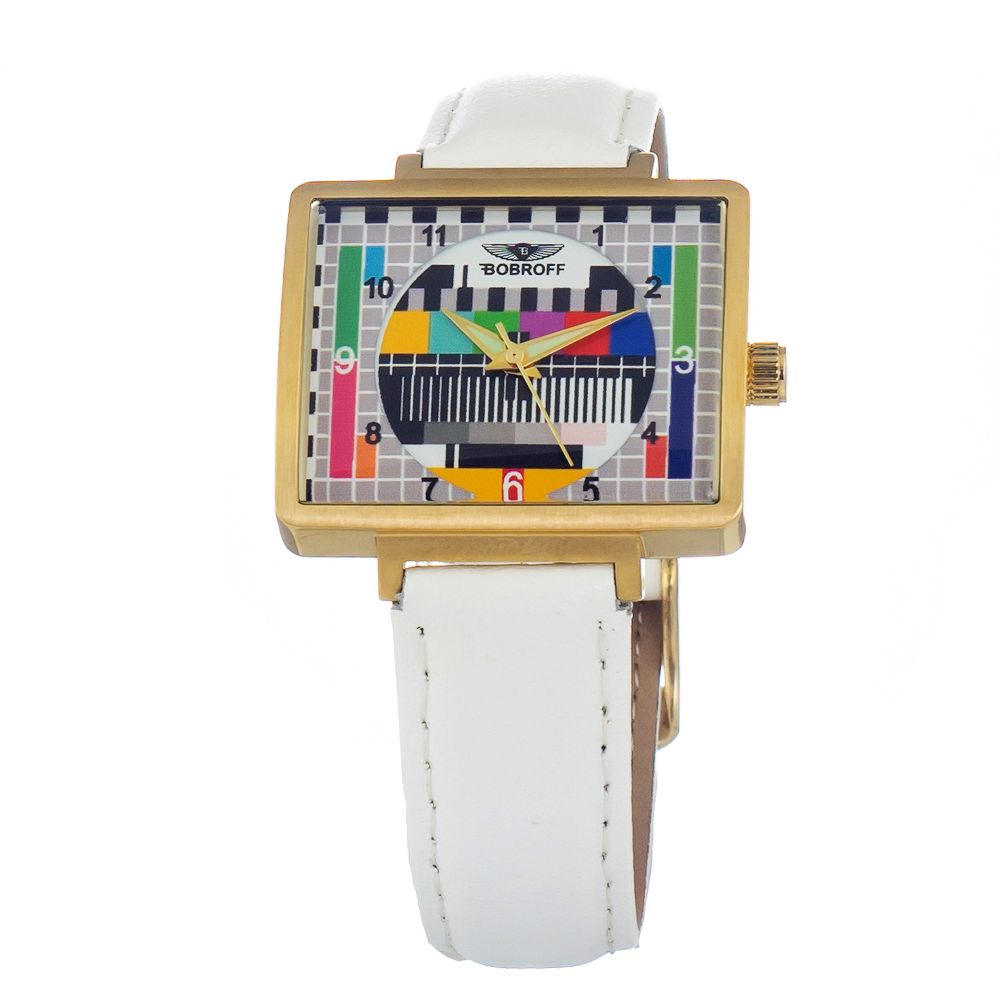 White Leather Watch - ventzia