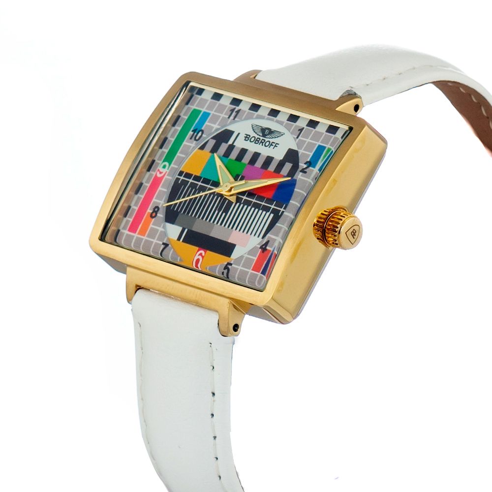 White Leather Watch - ventzia
