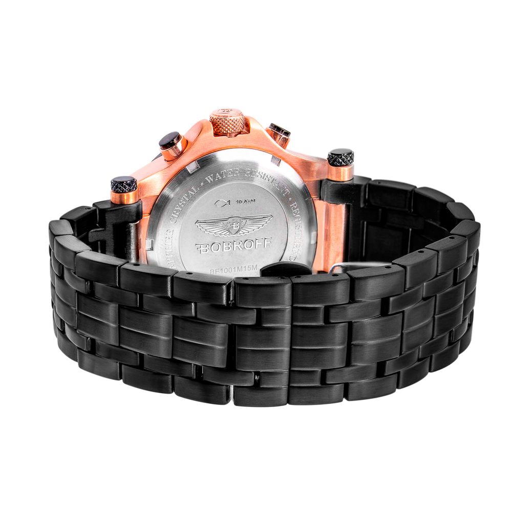 Black Stainless Steel Dress Watch - ventzia