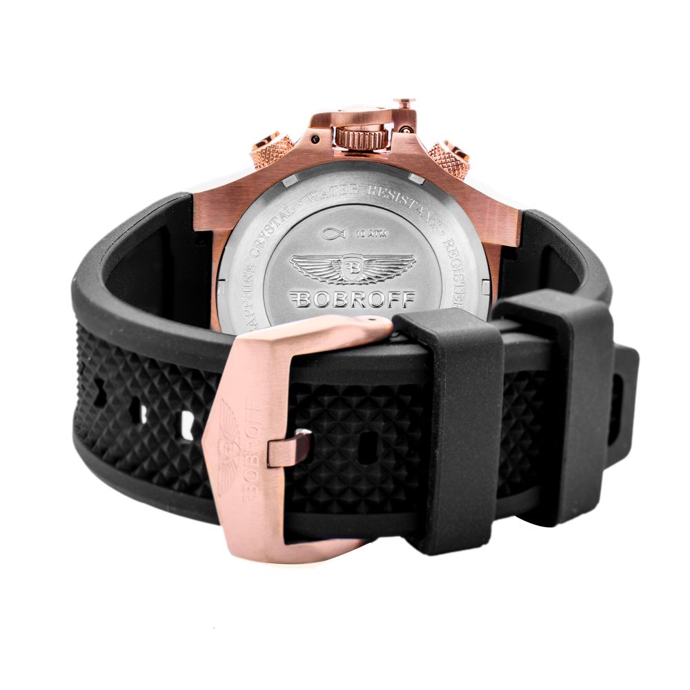 Black Rubber Watch - ventzia