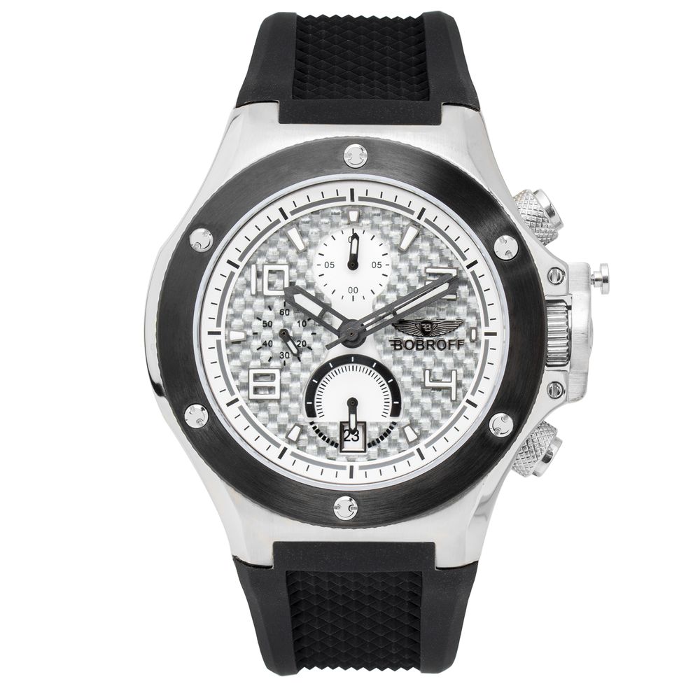 Black Rubber Sport Watch - ventzia