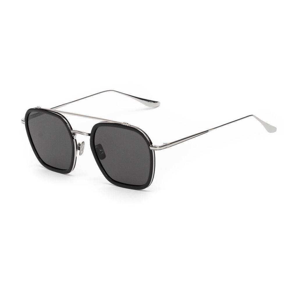 Gray Stainless Steel Sunglasses - ventzia