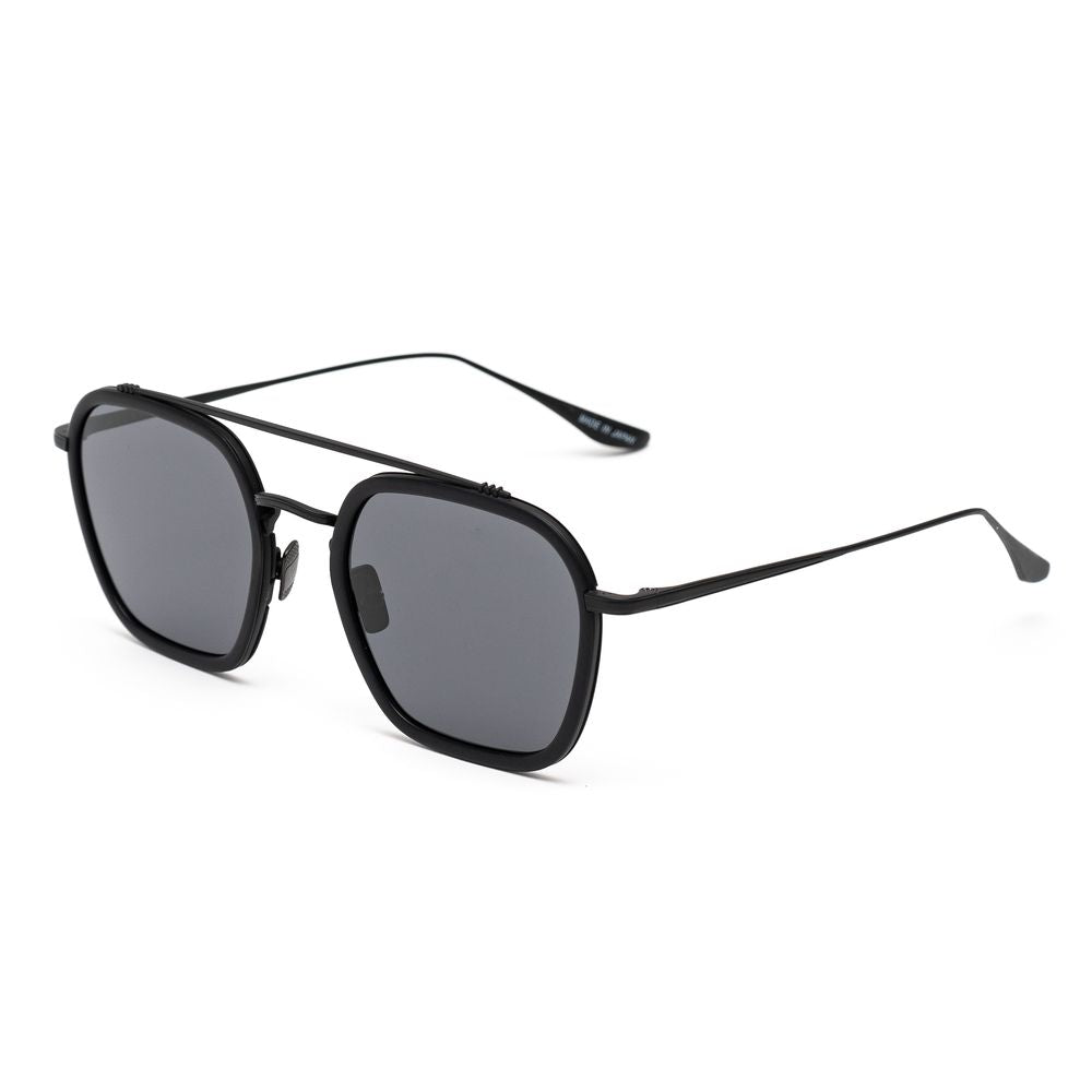 Black Stainless Steel Sunglasses - ventzia