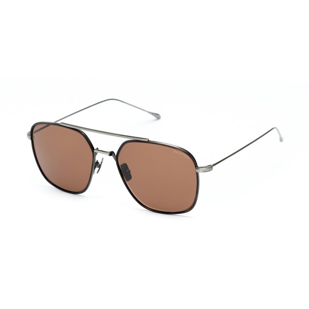 Brown Titanium Sunglasses - ventzia