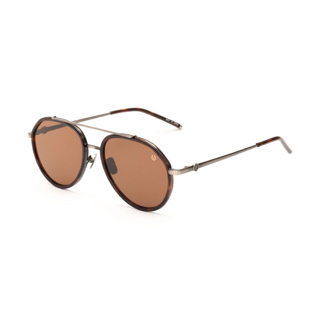 Brown Titanium Sunglasses - ventzia