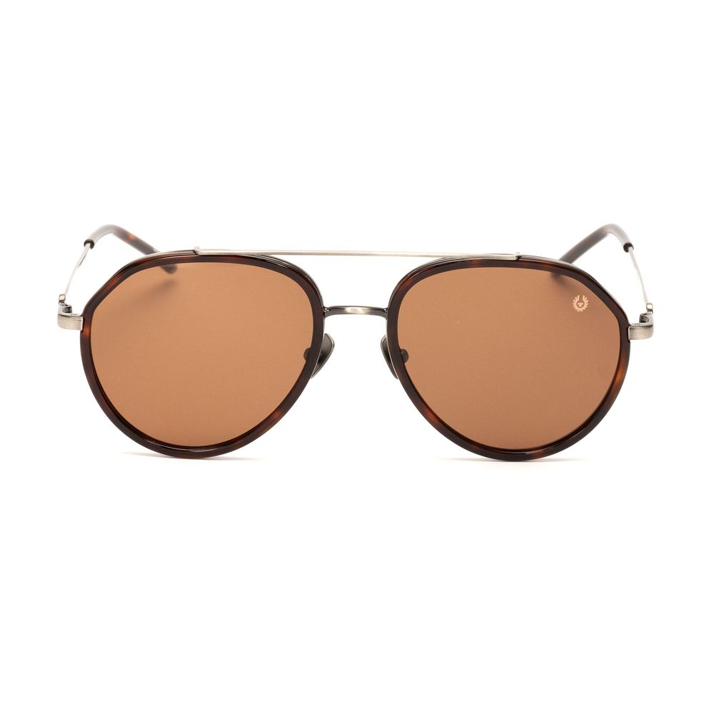 Brown Titanium Sunglasses - ventzia