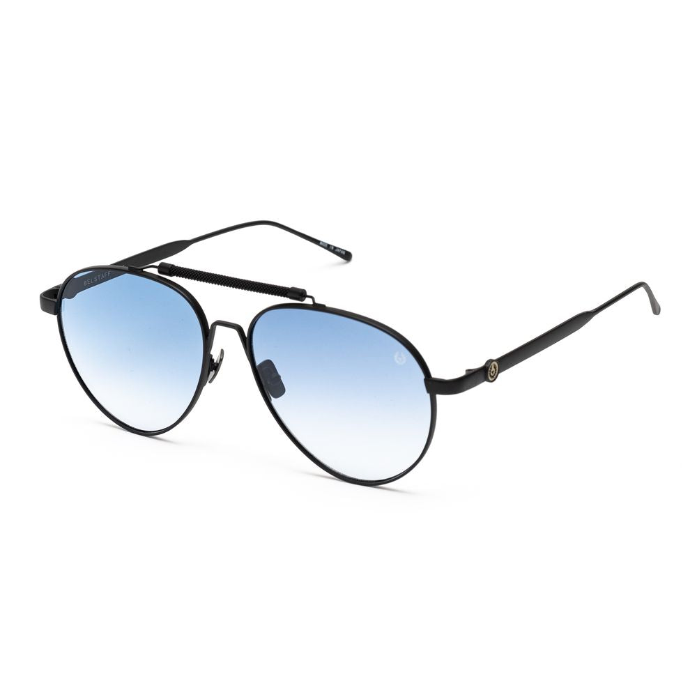 Black Stainless Steel Sunglasses - ventzia