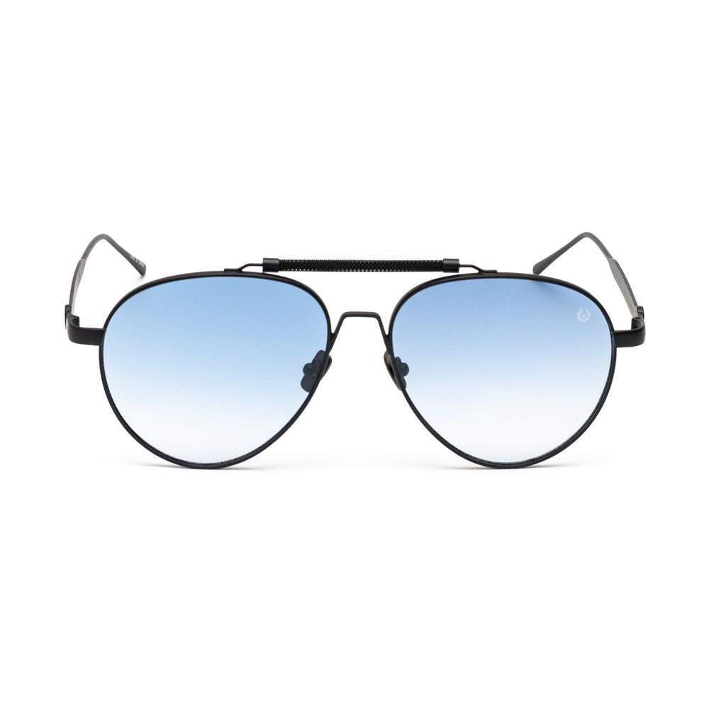 Black Stainless Steel Sunglasses - ventzia