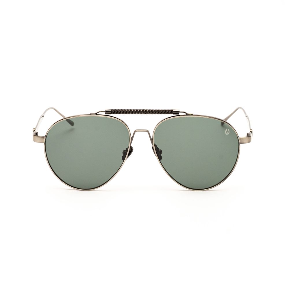 Gray Stainless Steel Sunglasses - ventzia