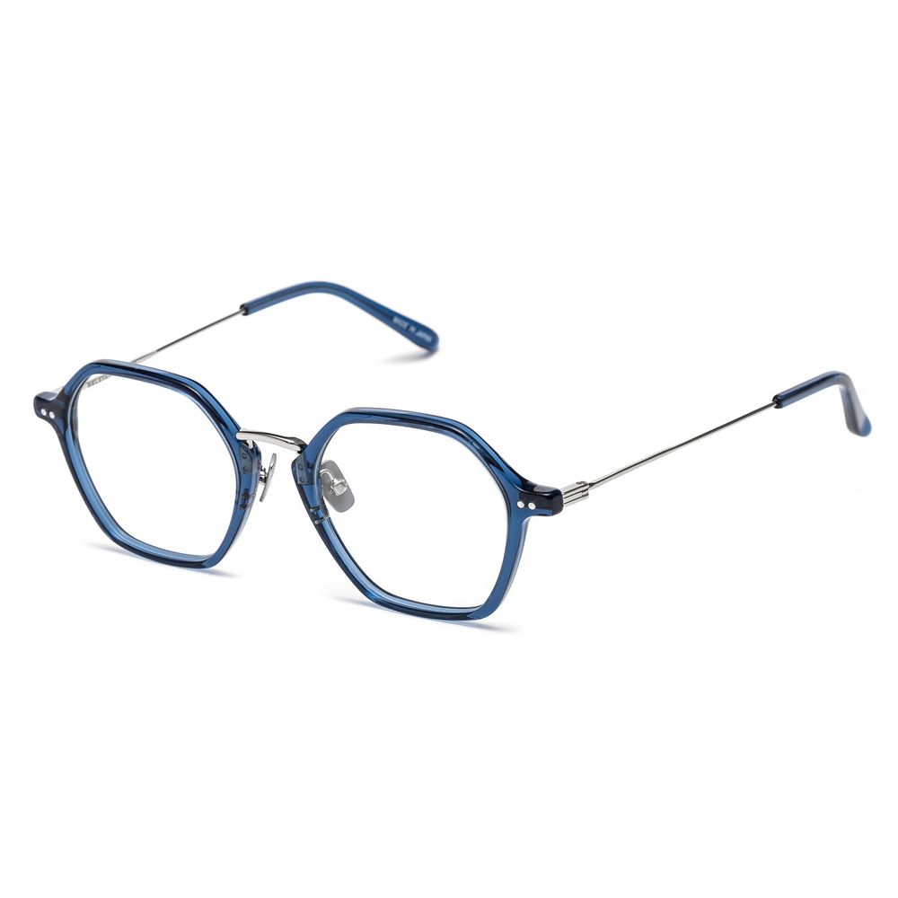 Blue Stainless Steel Glasses (Frames) - ventzia