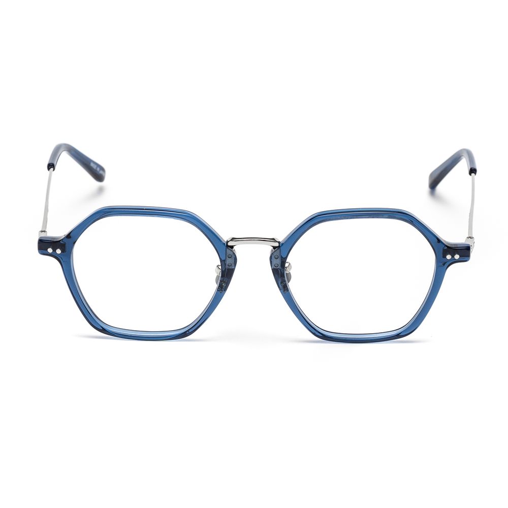 Blue Stainless Steel Glasses (Frames) - ventzia