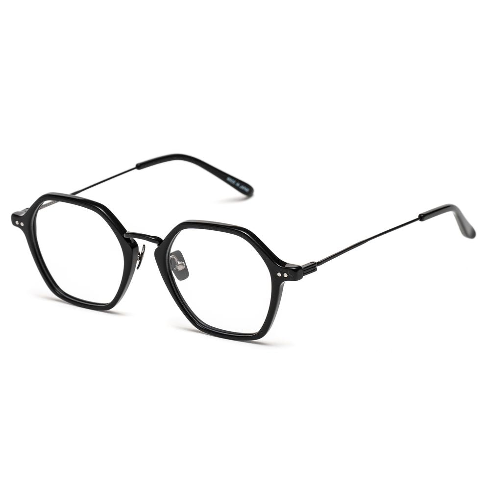 Black Stainless Steel Glasses (Frames) - ventzia