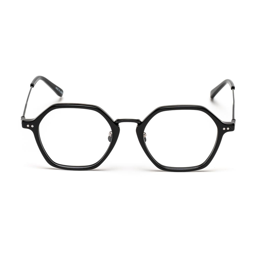 Black Stainless Steel Glasses (Frames) - ventzia