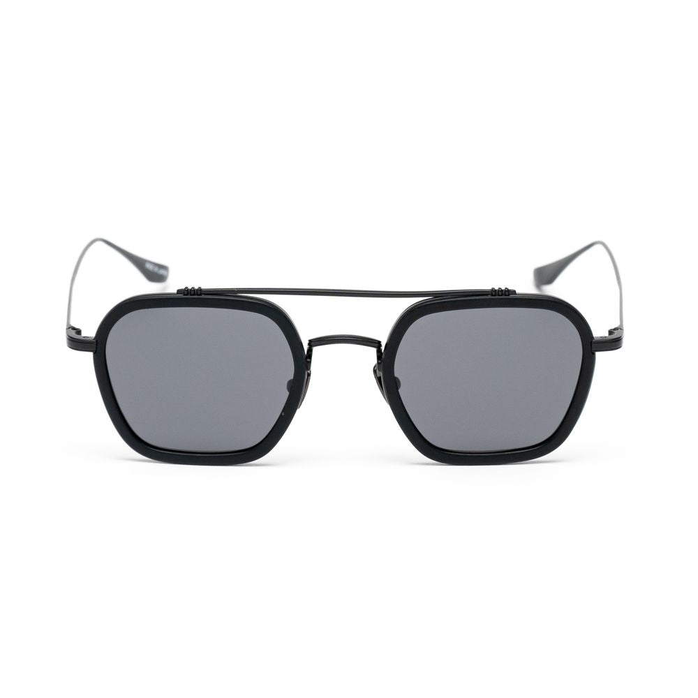 Black Stainless Steel Sunglasses - ventzia