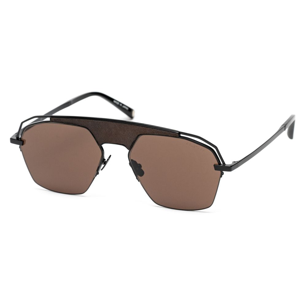 Brown Titanium Sunglasses - ventzia