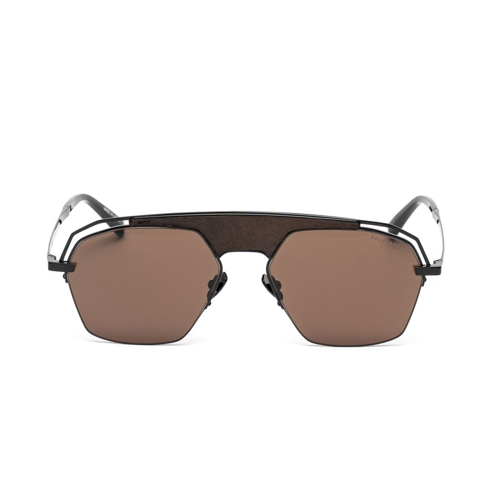 Brown Titanium Sunglasses - ventzia