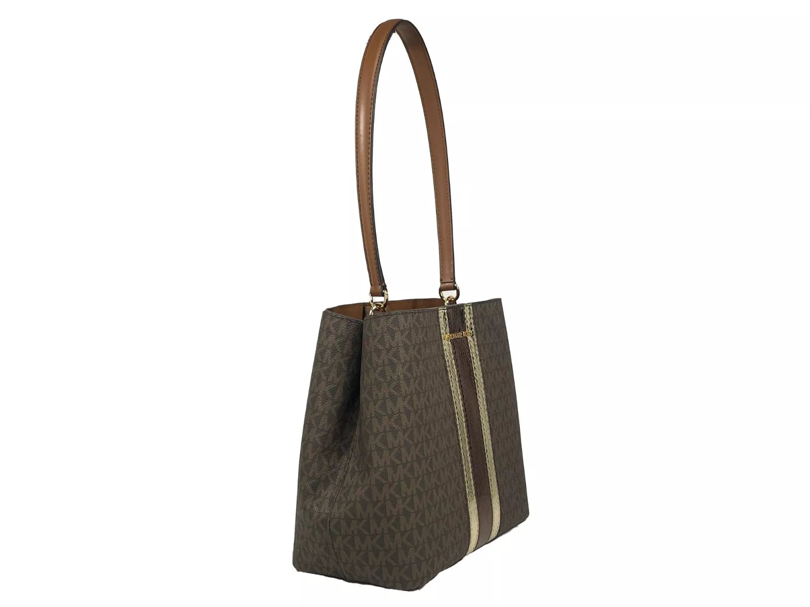 Medium Pratt Bucket Shoulder Bag Purse Brown - ventzia