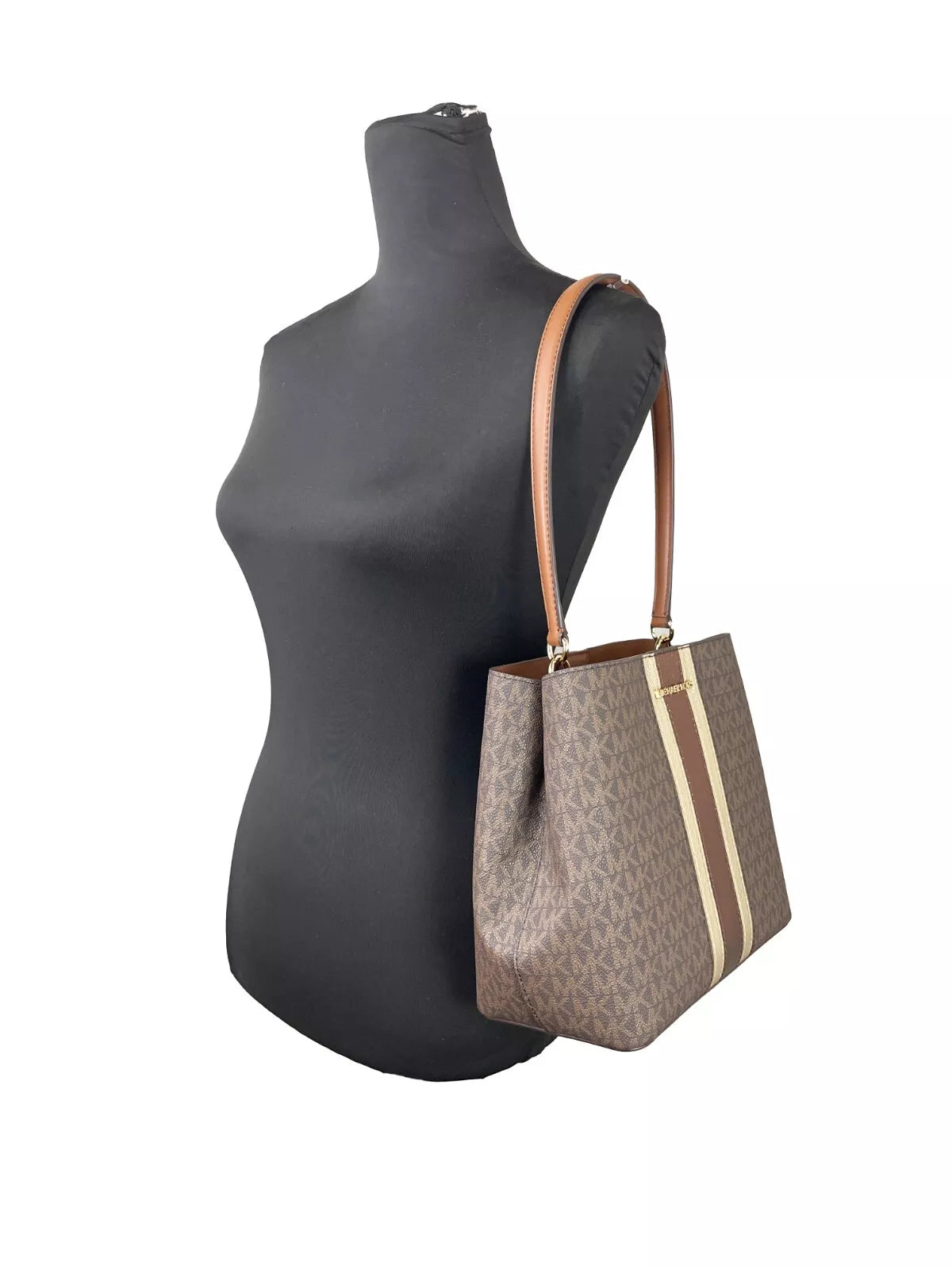 Medium Pratt Bucket Shoulder Bag Purse Brown - ventzia