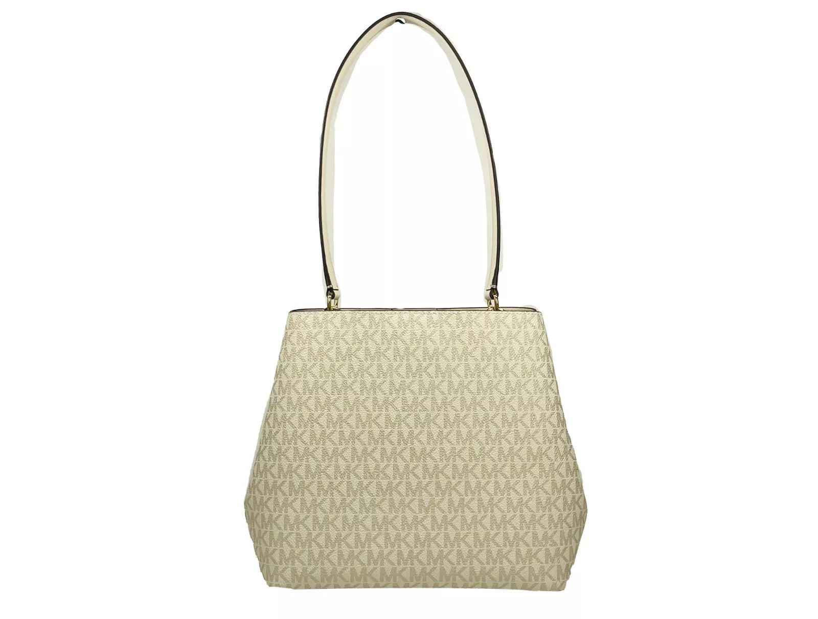 Medium Pratt Bucket Shoulder Bag Purse Pale Gold/Cream - ventzia
