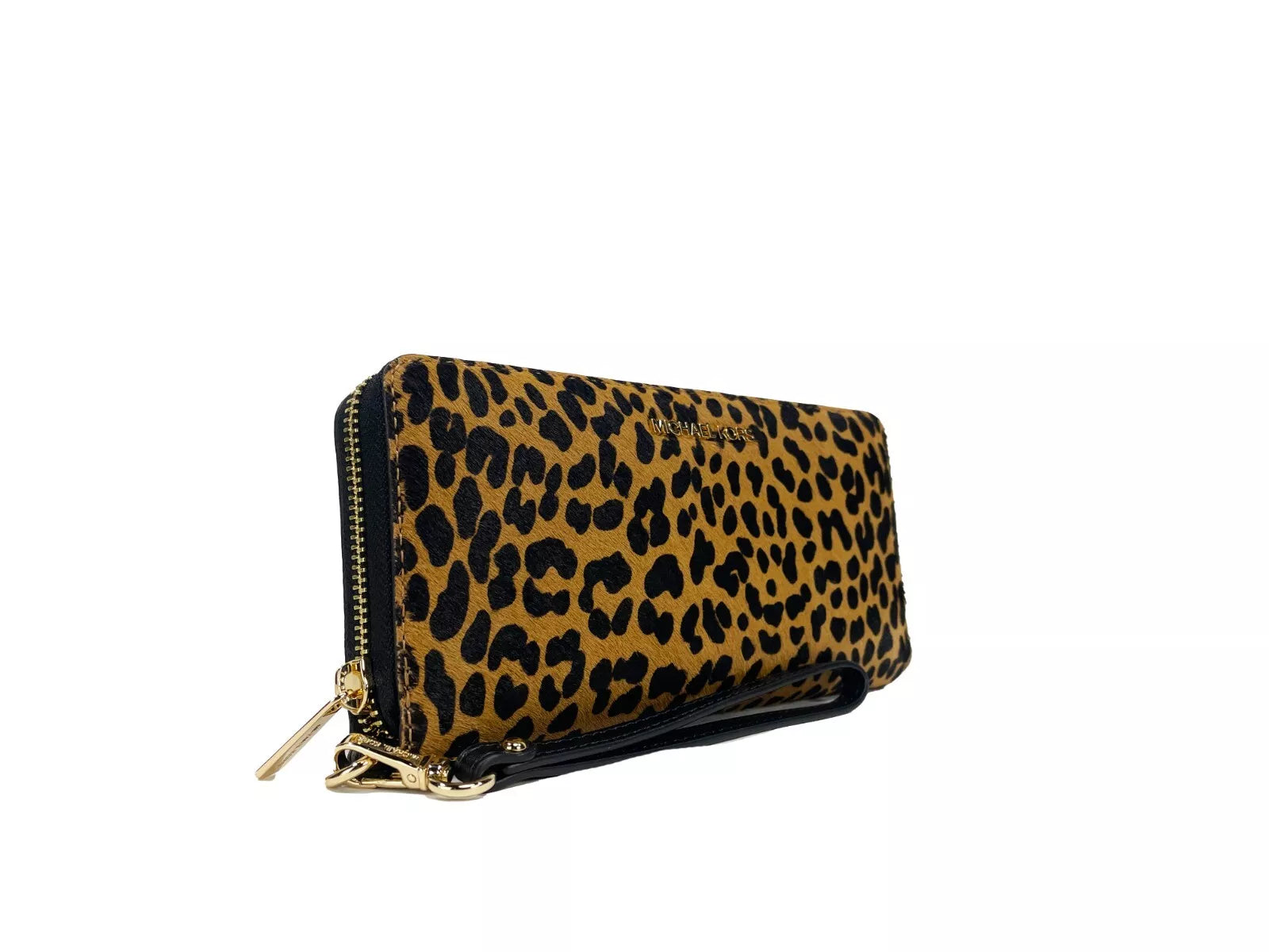 Jet Set Animal Print Continental Wristlet Wallet - ventzia
