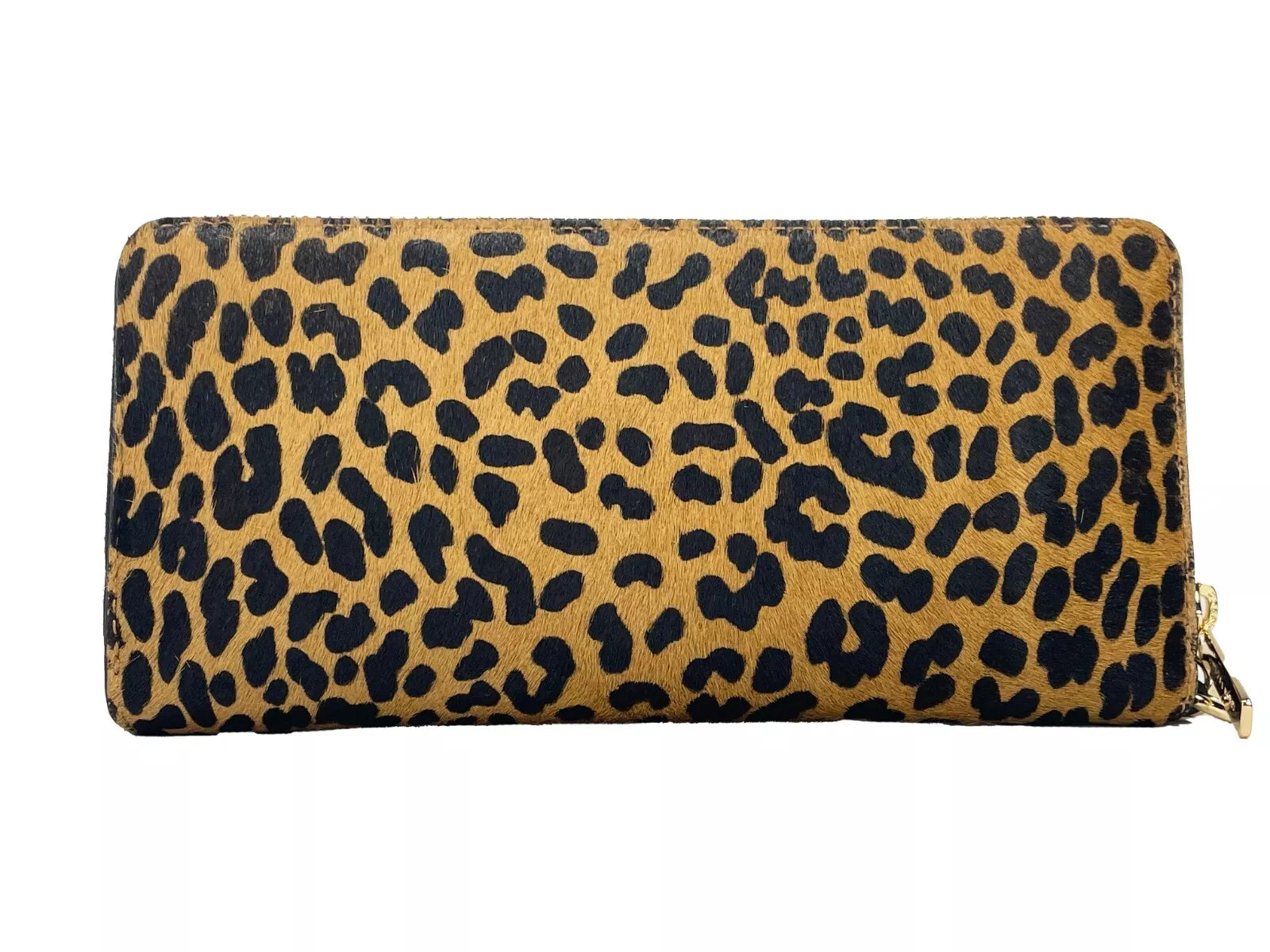 Jet Set Animal Print Continental Wristlet Wallet - ventzia