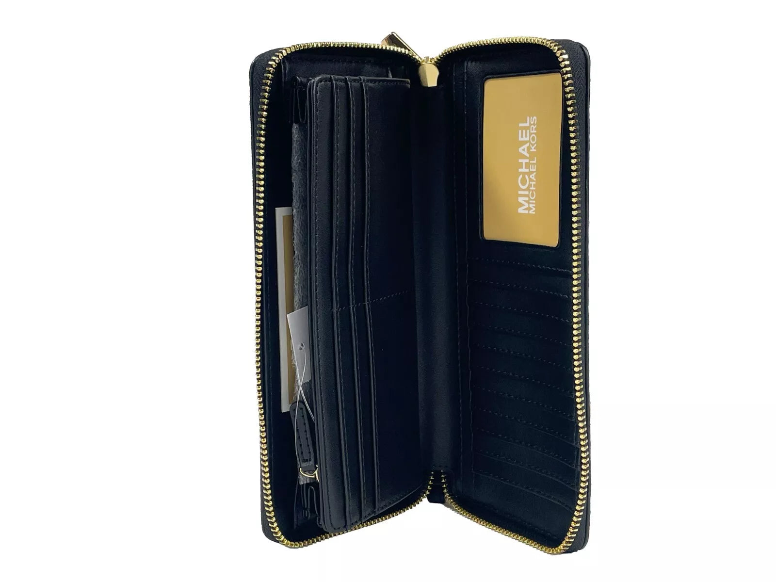 Jet Set Animal Print Continental Wristlet Wallet - ventzia