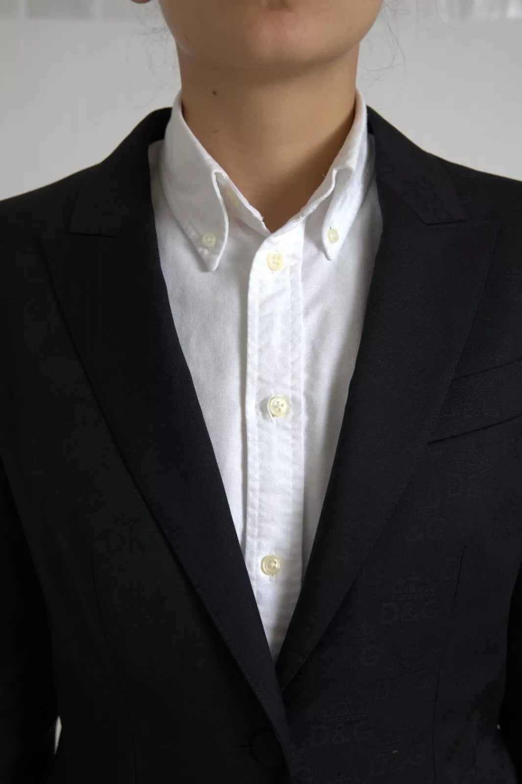 Black Long Sleeve Coat Blazer Jacket - ventzia