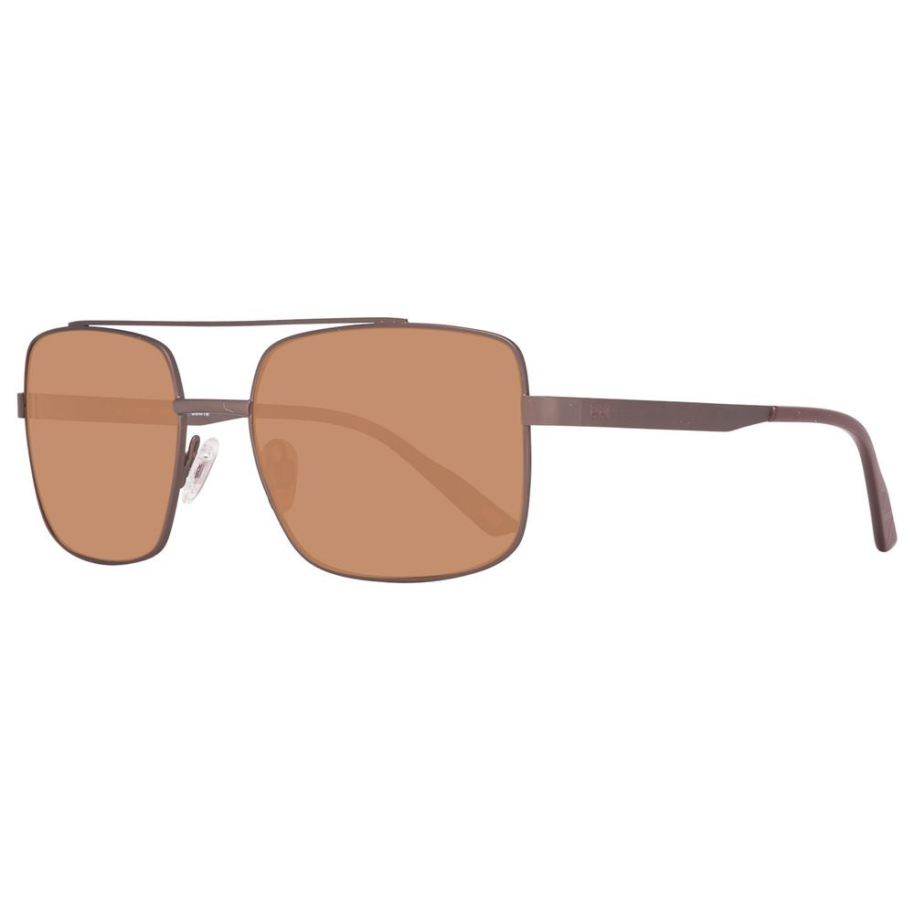 Brown Metal Sunglasses - ventzia