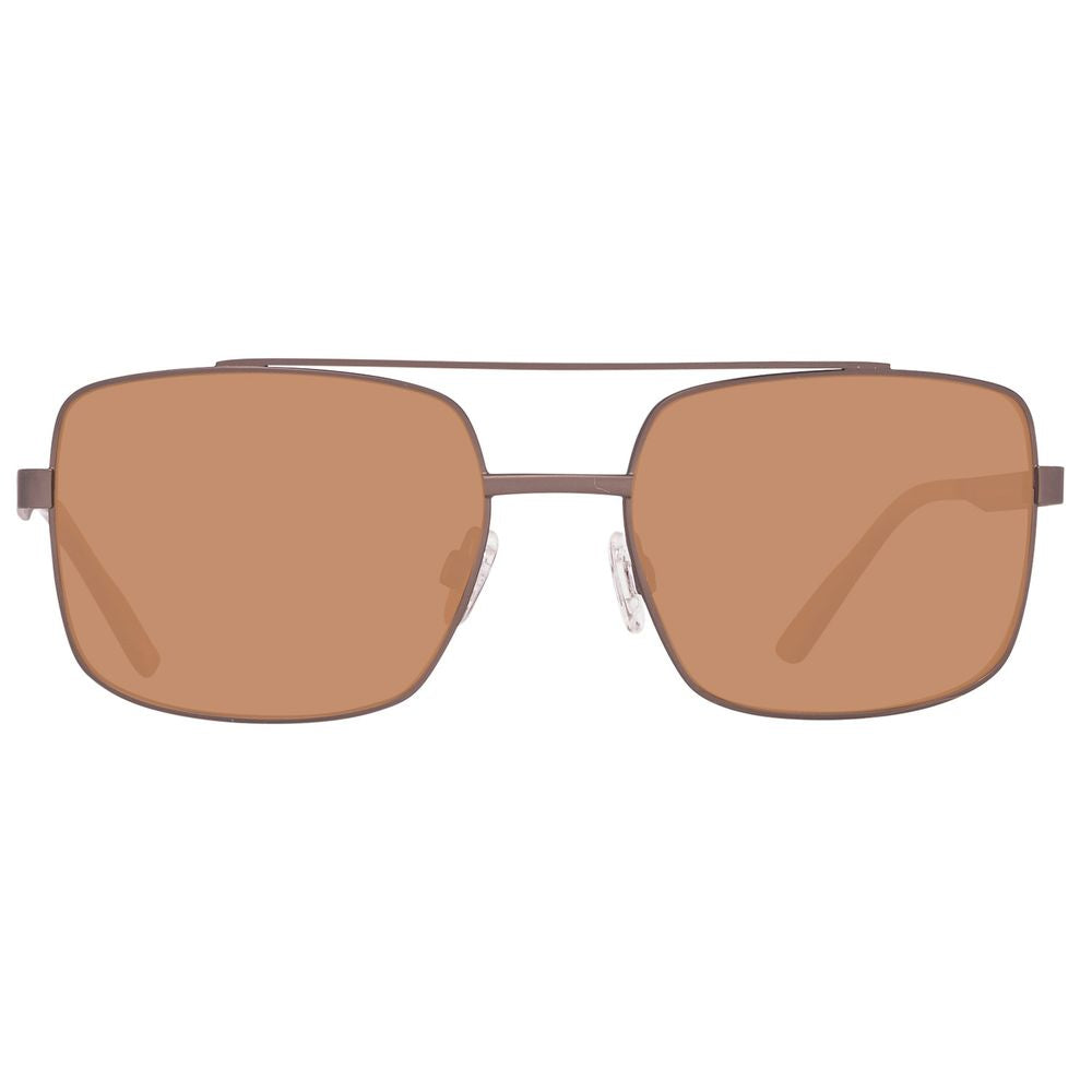 Brown Metal Sunglasses - ventzia