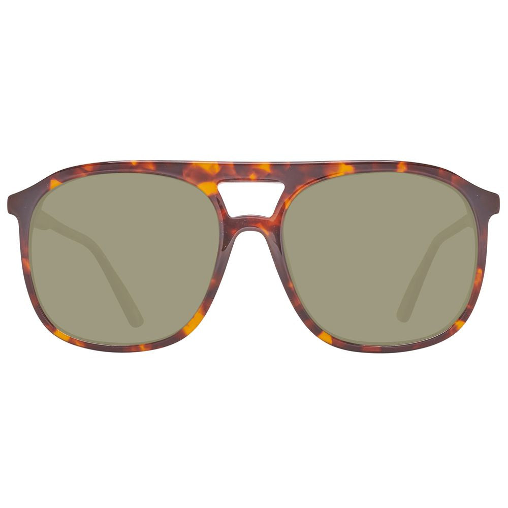 Brown Plastic Sunglasses - ventzia