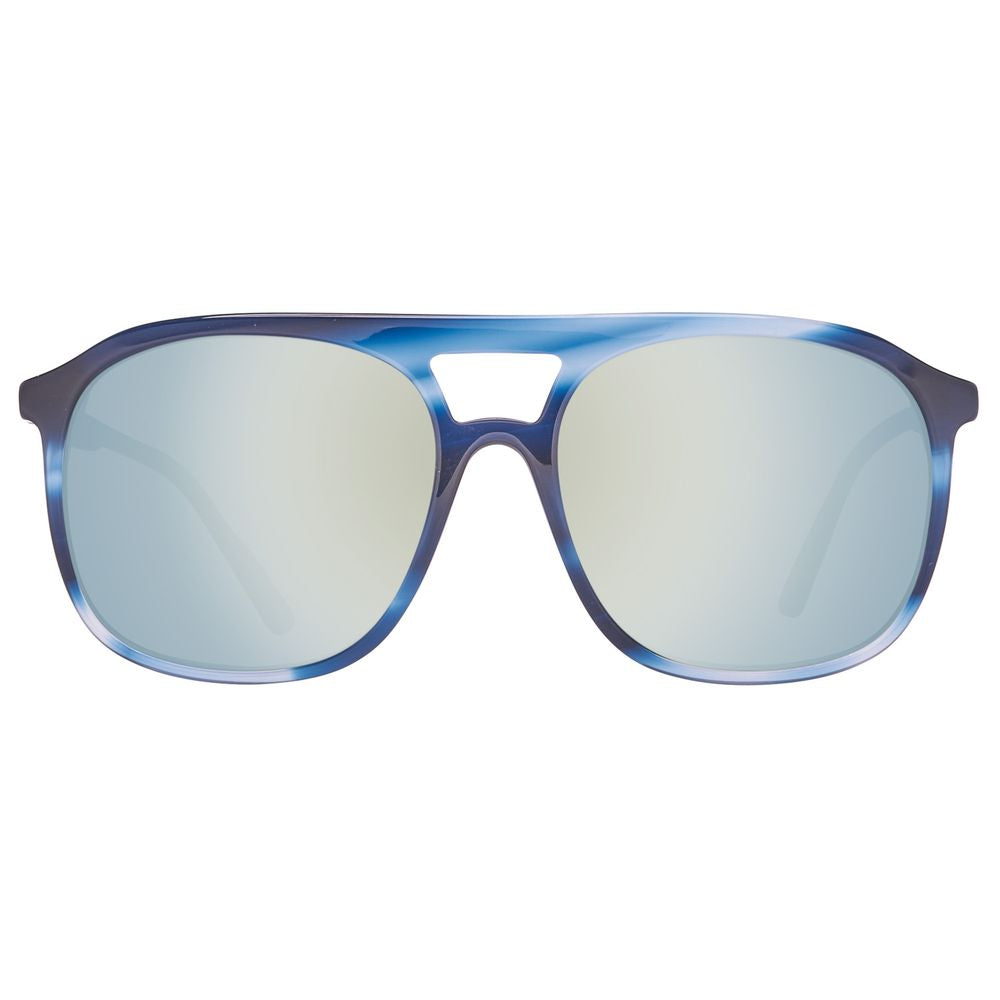 Blue Plastic Sunglasses - ventzia